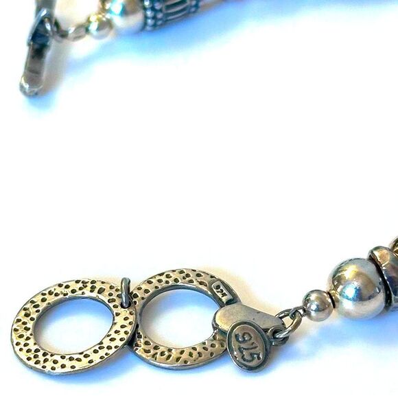 Silpada B1223 Sterling Silver & 14k Gold Bracelet - Picture 6 of 11